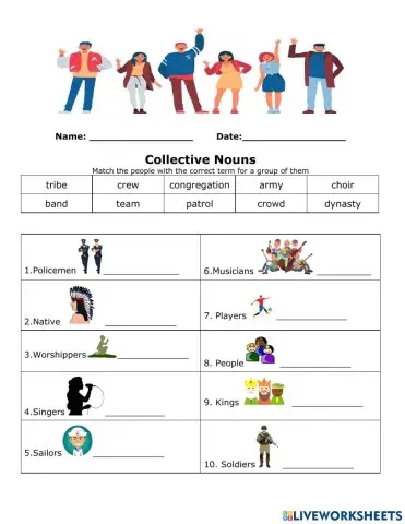 Collective nouns for people