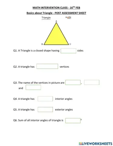 Post assessment 16th feb-2022