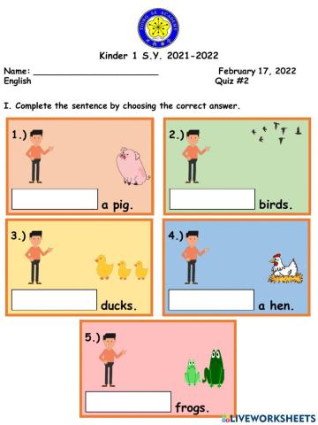 That is and those are