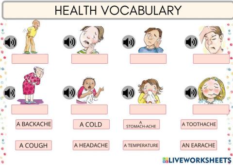 Health vocabulary