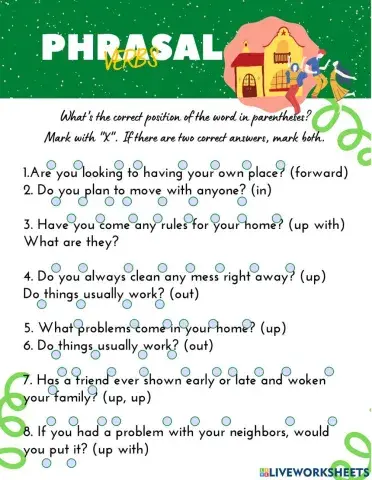 Phrasal verbs