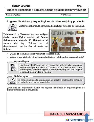 Lugares históricos del municipio