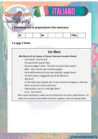 Progetto italiano tarea 11