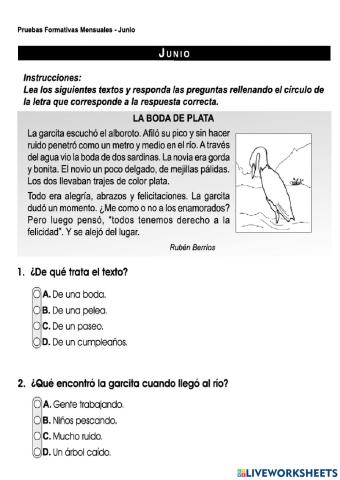 Prueba formativa 2º-Junio