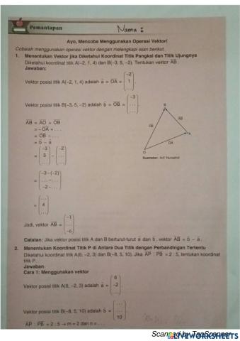 Pemantapan Perbandingan Vektor