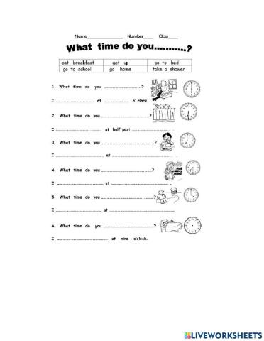 What time do you get up?