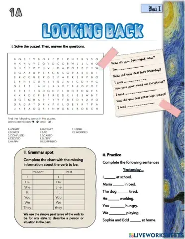 Past of the verb to be