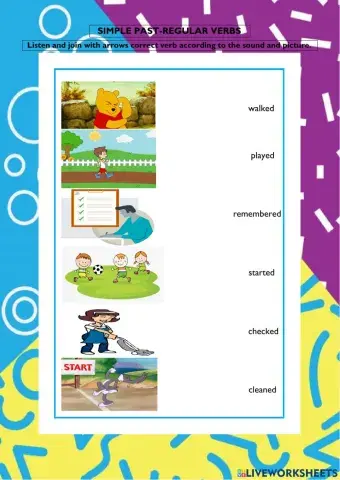 Regular verbs-Simple Past
