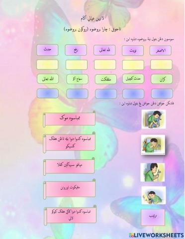 Amali - cara berwudhu latihan