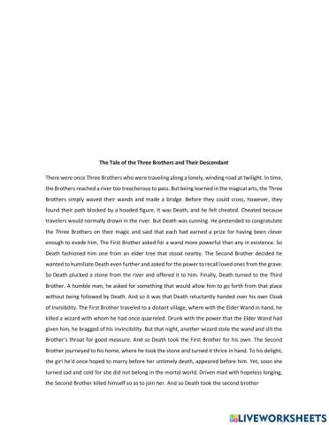 Tale of three brothers