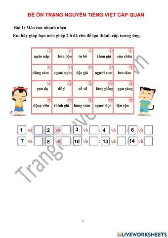 Trạng nguyên Tiếng Việt