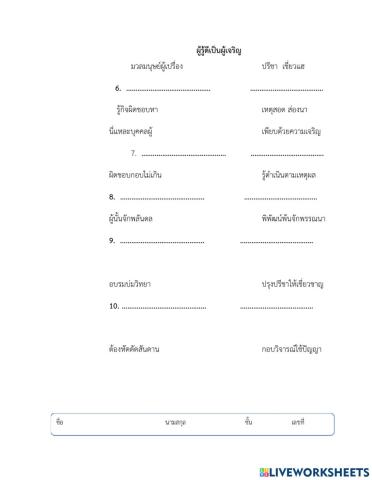 ผู้รู้ดีเป็นผู้เจริญ