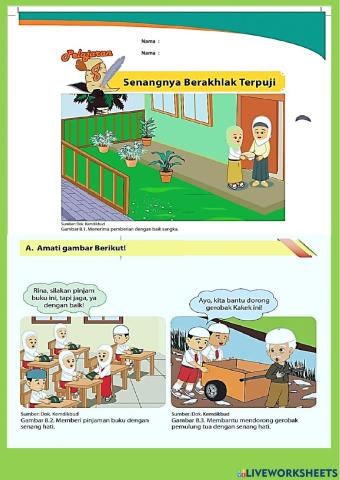 LKPD PAI BP Kelas 6 Pelajaran 8 dan 9