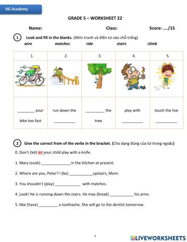 IIG-Grade 5-Worksheet 22