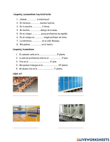 Hay estar numerales ordinales