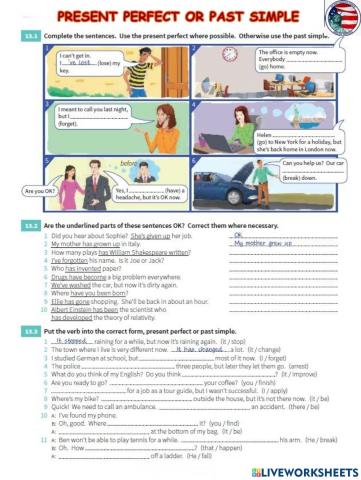 Present perfect and past simple