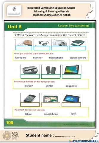 Unit 5 lesson 2 - vocabulary