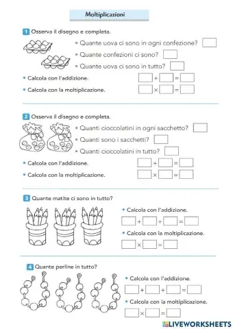 Problemi di moltiplicazione
