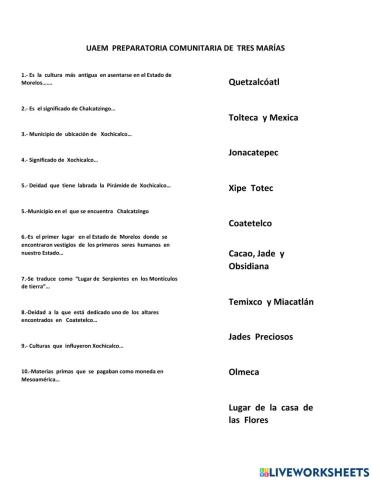 Historia de  Morelos