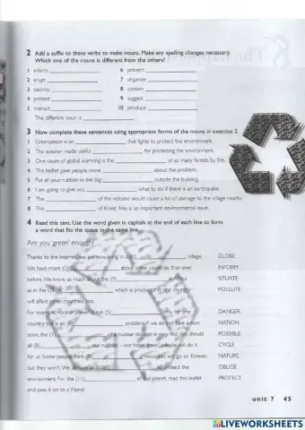 Environment (word formation)