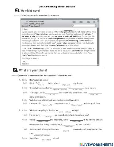 Future wit will, may and might - Present tense verbs with future meaning