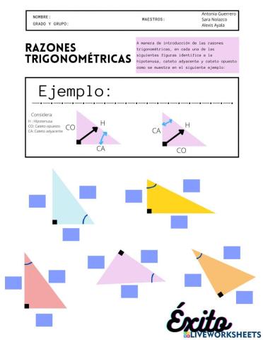 Introducción Razones Trigonométricos