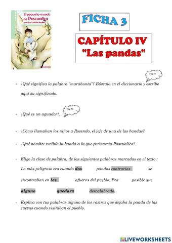 Capítulo las pandas - el pequeño mundo de pascualico