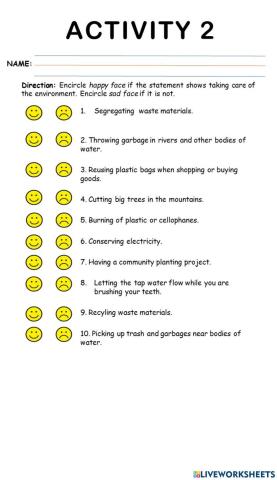 A2-Q2W4-Lesson 11 - I Care For the Environment - ACTIVITIES