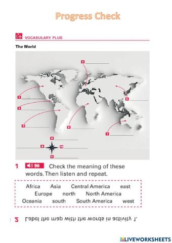 Progress check unit 1