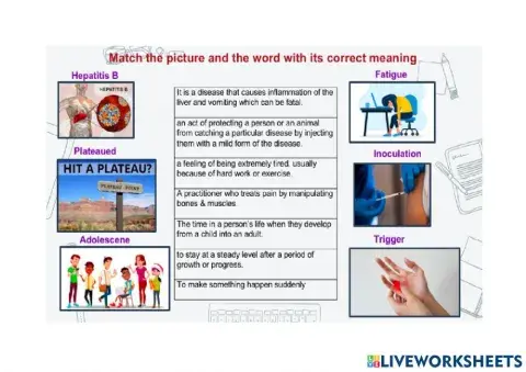 Leap3: Ch6 RW Matching words with meanings