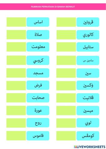 Jawi perkataan pinjaman