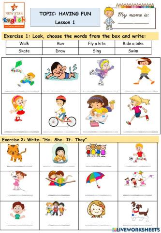 Po 3- Having fun- Lesson 1