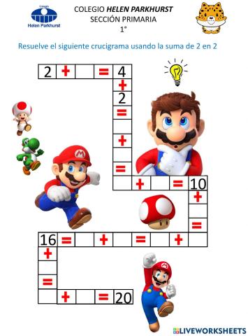 Crucigrama numérico