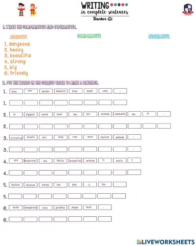 Comparative and Superlative
