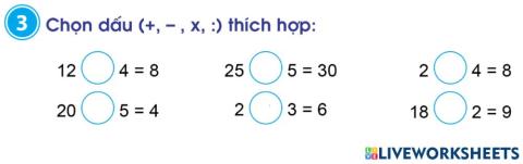 Luyện tập chung - Bài 3