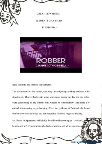 Creative Writing Test