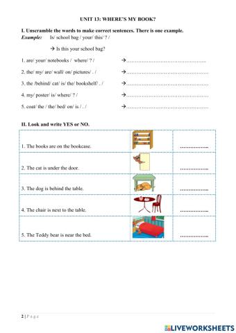 Grade 3-Where's my book?