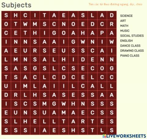 School Subjects
