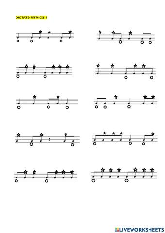 Dictats rítmics 1