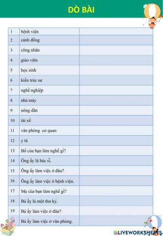 Dò bài ngày 19-2