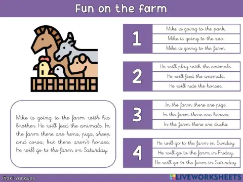 Fun on the farm - Reading