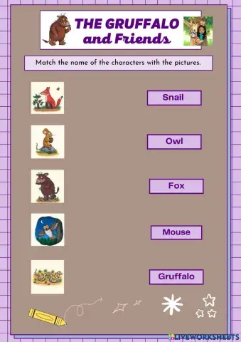 The gruffalo and friends