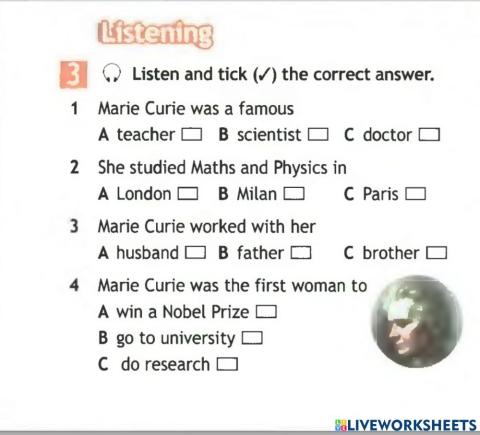 Spotlight 6  listening 7