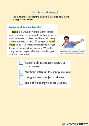 What is sound energy?