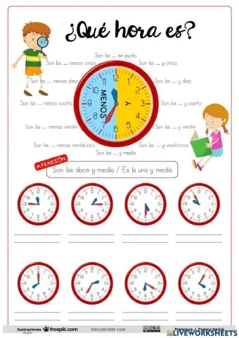 ¿qué hora es?