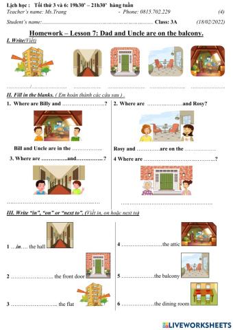 3A-Lesson 7-Dad and Uncle are on the balcony