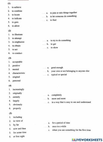 Module E - Vocabulary Practice (W13)