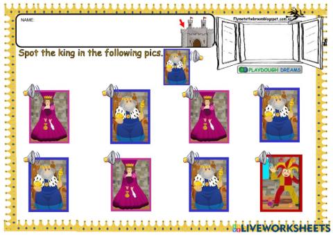 Spot the king
