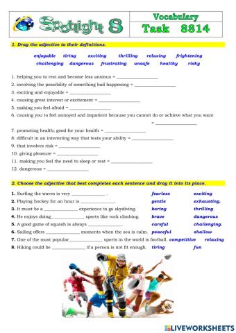 Spotlight 8 Task 8814