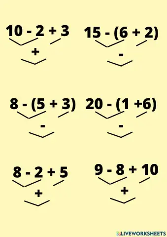 Operaciones combinadas